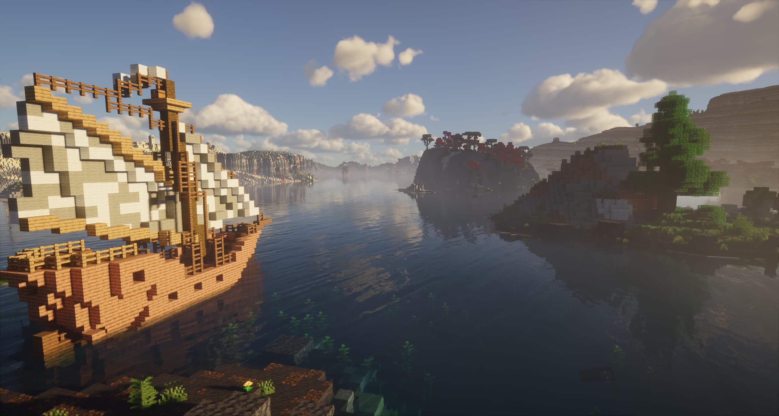 Uremlyx: A ship anchored on still water